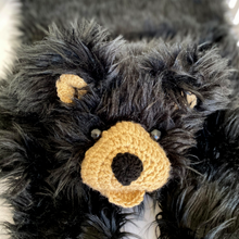 Load image into Gallery viewer, Black Bear Faux-Fur Rug