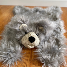 Load image into Gallery viewer, Gray Bear Faux-Fur Rug