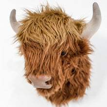 Load image into Gallery viewer, Faux Highland Cow Head